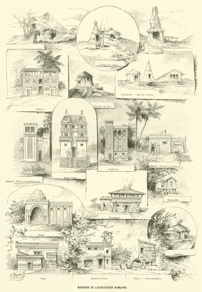 History of Human Habitation by French School