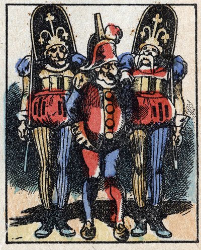 History of Dr. Pulcinella (Polichinelle). Wood Engraving of Imaging Pellerin - Epinal, Late 19th Century by French School