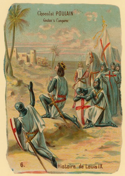 History of Louis IX by French School
