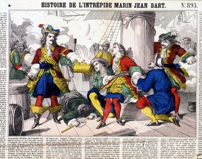 History of the fearless sailor Jean Bart - imagery of Epinal, 19th century by French School