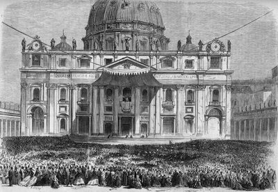 Holy Week in Rome: View of St. Peter