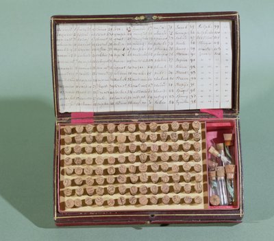 Homeopathic medicine suitcase, 2nd half of 19th century by French School