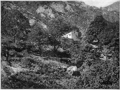 House of bandits in the Pentica in Corsica by French School