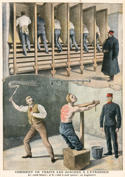 How prisoners are treated in England by French School