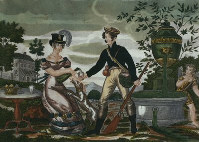 Hunt meeting, plate 2 by French School
