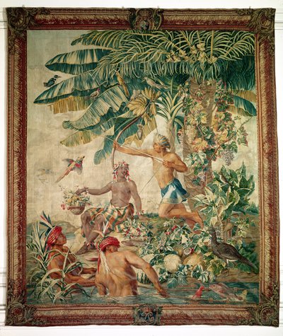 Hunting, from the Tenture des Nouvelles Indes, Gobelin Workshop by French School