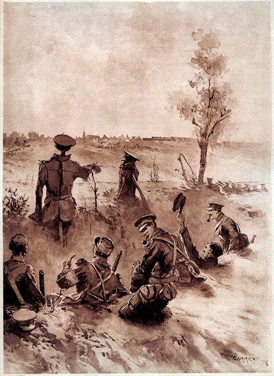 In the Trench: A Common Joke of English Soldiers by French School
