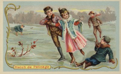 Ice skating by French School