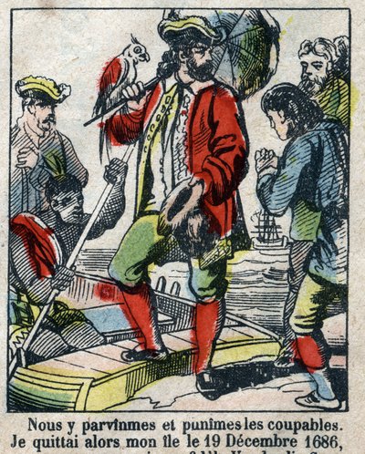Illustration for the book of Daniel Defoe 