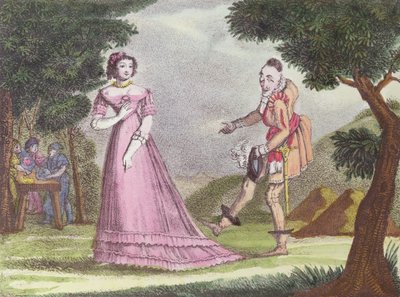 Illustration for Riquet a la Houppe, fairy tale by Charles Perrault, c. 1820-30 by French School