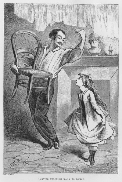 Illustration for The Assommoir, A Realistic Novel, by Emile Zola by French School