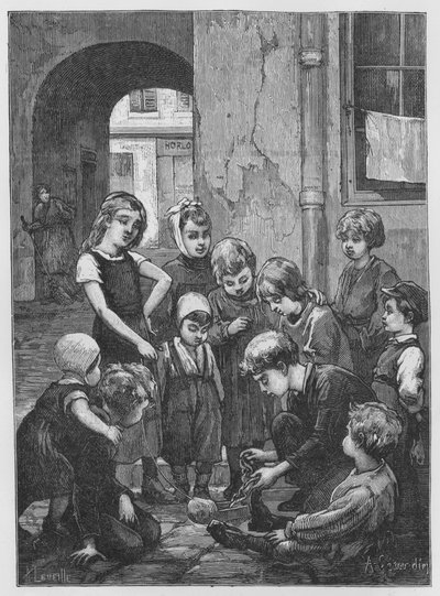 Illustration for The Assommoir, A Realistic Novel, by Emile Zola by French School