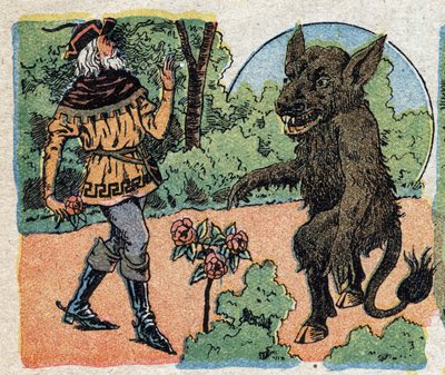 Illustration for the tale 