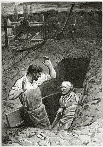 Illustration from Les Misérables by French School