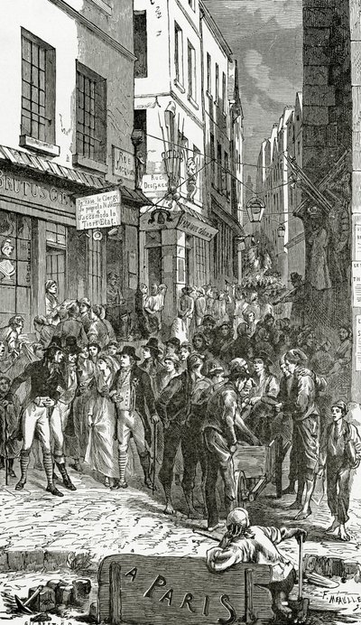 Illustration from Ninety-Three by French School
