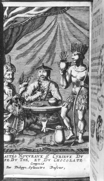 Illustration from Traite Nouveau et Curieux du Cafe, du The et du Chocolat by Philippe Sylvestre Dufour, La Haye, published 1693 by French School