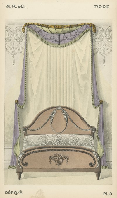 Illustration from interior design product catalogue from A R & Cie, France by French School