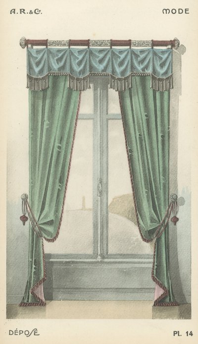 Illustration from interior design product catalogue from A R & Cie, France by French School