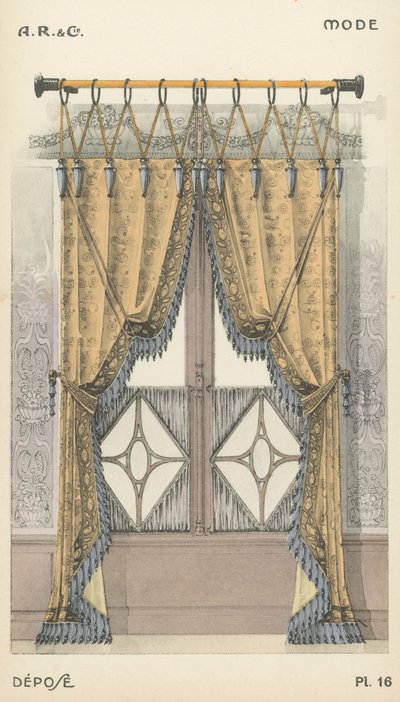 Illustration from interior design product catalogue from A R & Cie, France by French School