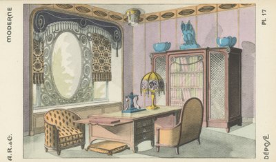 Illustration from interior design product catalogue from A R & Cie, France by French School