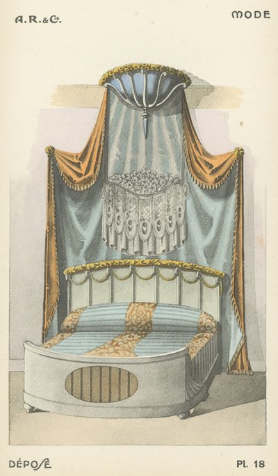 Illustration from interior design product catalogue from A R & Cie, France by French School