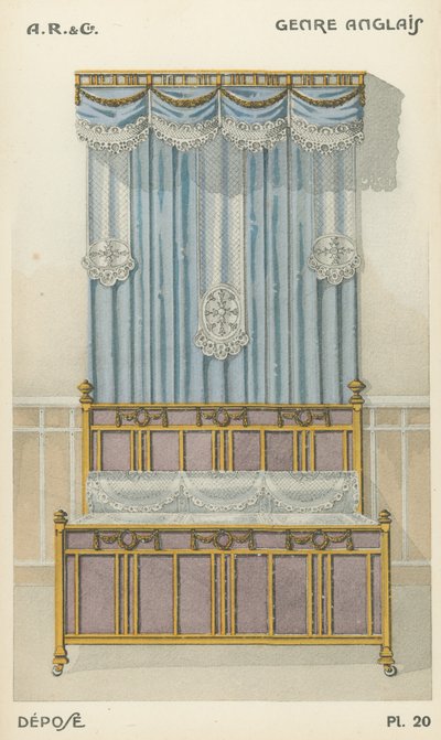 Illustration from interior design product catalogue from A R & Cie, France by French School