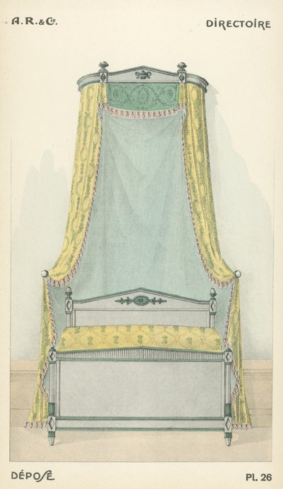 Illustration from interior design product catalogue from A R & Cie, France by French School