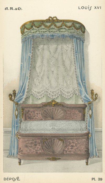 Illustration from interior design product catalogue from A R & Cie, France by French School