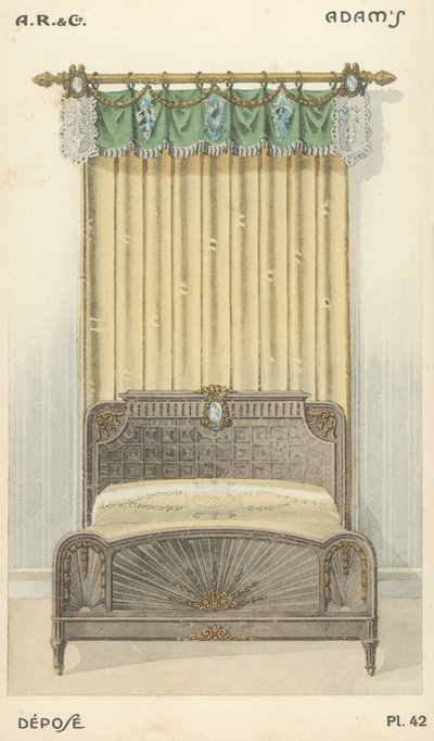 Illustration from interior design product catalogue from A R & Cie, France by French School