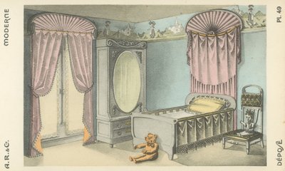 Illustration from interior design product catalogue from A R & Cie, France by French School