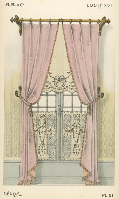 Illustration from interior design product catalogue from A R & Cie, France by French School
