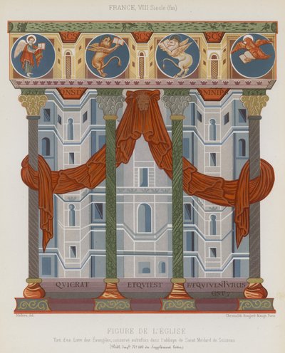 Image of a church by French School