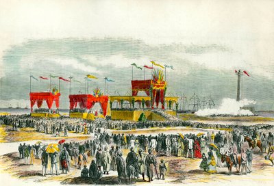 Inauguration of the Suez Canal in Egypt in 1869: The 