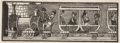 Inauguration of the railway between Paris and Orleans, 3rd May 1843, illustration from Histoire de la Nation Francaise, Sciences, Volumes I & II by French School