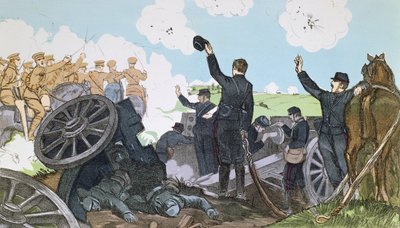 Incident during the First Battle of the Marne, 6-13th September, 1914 by French School
