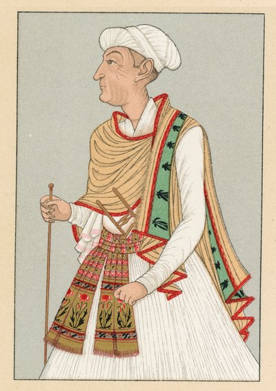 India Costume by French School
