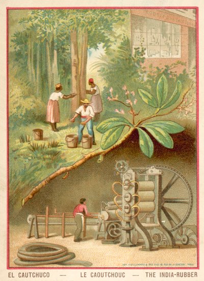 India rubber by French School
