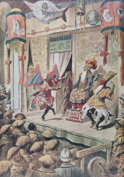 Indochinese Theatre for the Entertainment of Troops from Indochina in France during the First World War by French School