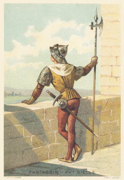 Infantry in the 15th century by French School