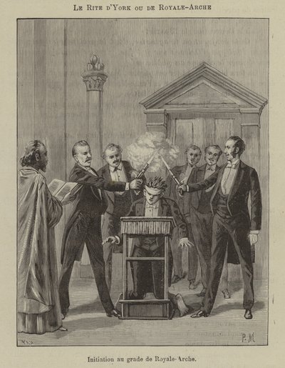 Initiation of a Royal Arch Mason in the York Rite by French School
