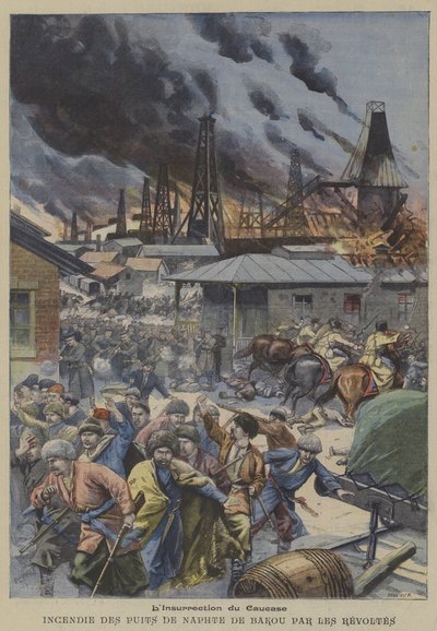 Insurrection in the Caucasus by French School