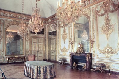 Interior of the Salle du Conseil (Council Chamber) 1701-55 by French School