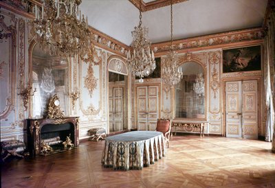 Interior of the Salle du Conseil (Council Chamber) 1701-55 by French School