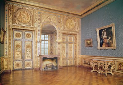 Interior view of the Petit Salon, c.1660 by French School