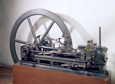 Internal combustion engine designed by Etienne Lenoir, 1860 by French School