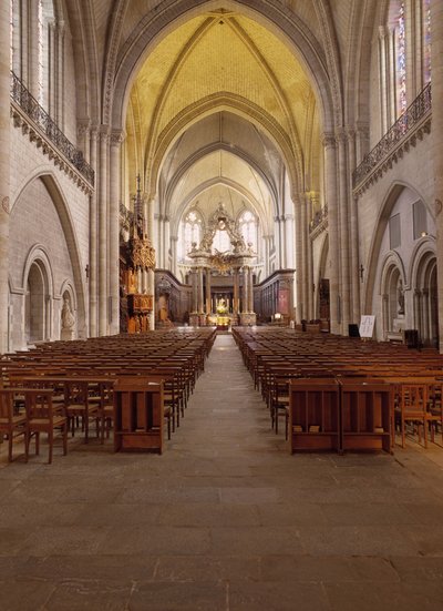 Internal view of the Cathedrale d