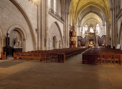 Internal view of the Cathedrale d