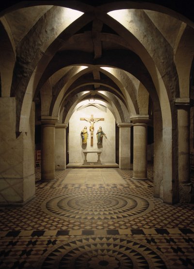 Internal view of the Cathedrale de Metz (Moselle) by French School