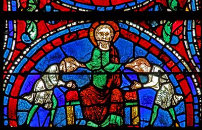 Jacob Blessing Ephraim and Manasseh by French School