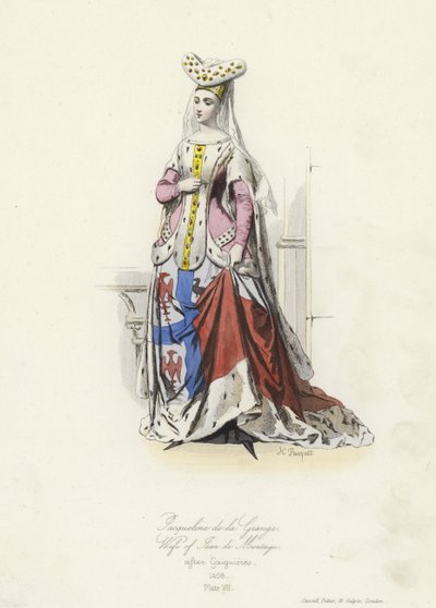Jacqueline de la Grange, Wife of Jean de Montagu, Grand Master of France by French School